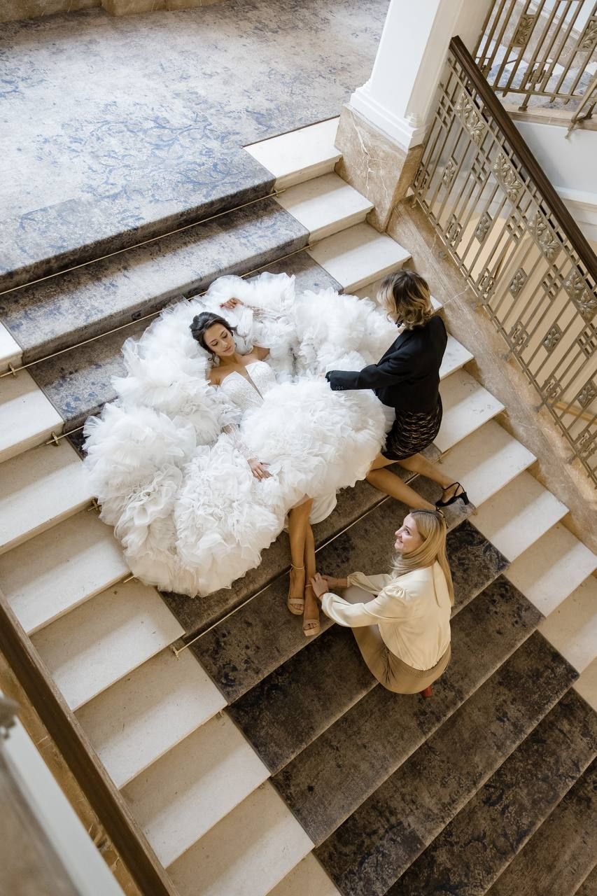 Wedding fashion photo shoot