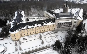 Zbiroh Castle is beautiful in winter.