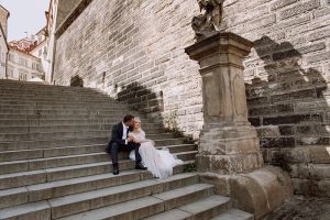 Пражский замок  - прекрасное место для свадебной прогулки