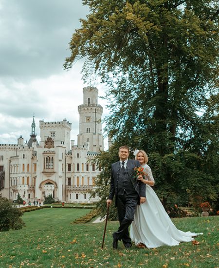 Hluboka nad Vltavou Castle is one of the top most popular wedding venues in the Czech Republic.