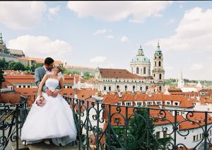 The Aria Hotel's Veranda offers a beautiful view of Prague