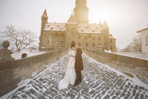 In winter, Bouzov Castle is especially beautiful